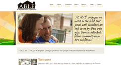 Desktop Screenshot of able-inc.org