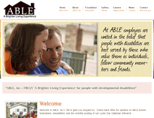 Tablet Screenshot of able-inc.org